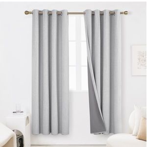 84” Light Grey Curtains